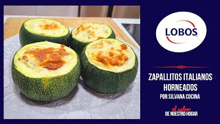 ZAPALLITOS ITALIANOS HORNEADOS por silvanacocina y SalLobosChile [upl. by Alyos]