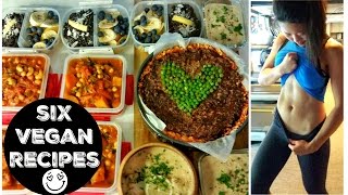 VEGAN MEAL PREP MADE EASY  6 RECIPES IN 9 MINUTES  VEGAN FOOD PREP [upl. by Noguchi]