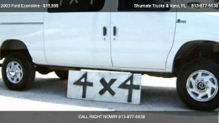 2003 Ford Econoline E350 4x4  for sale in Tampa FL 33614 [upl. by Ludba]