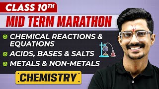 Complete CBSE Chemistry  Class 10th  MID Term in One Shot  Marathon Series 🔥 [upl. by Ibbed]