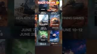 WoT Blitz June Calendar for FUN Game Modes Including MADE Games [upl. by Ellitnahc]