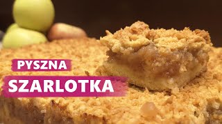 Szarlotka na kruchym cieście najlepsza jaką jadłam😋🍏🍎 [upl. by Bluma]