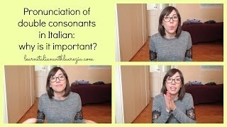 Pronouncing double consonants in Italian  Learn Italian with Lucrezia [upl. by Ydnat]