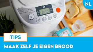 Zelf brood bakken met een broodbakmachine [upl. by Eelahc]