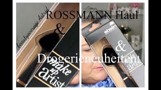 Rossmann Haul  Makeup Bürsten von EBELIN  Drogerie Neuheiten  Ü50 beautyoverage Astrid [upl. by Hofstetter227]