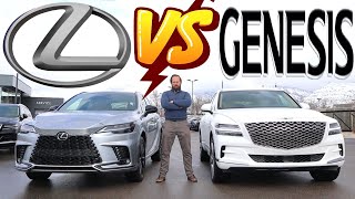 2024 Lexus RX 500h vs 2024 Genesis GV80 Which Luxury SUV Is Best [upl. by Colley]