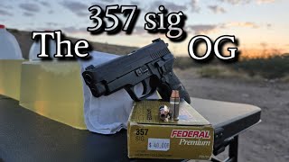 Bringing it back to 1994 The Original 357 sig Ballistics Gel Test Sig P229 [upl. by Humph453]