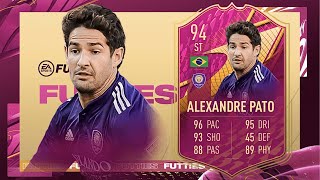 FIFA 22 ALEXANDRE PATO 94 FUTTIES PLAYER REVIEW I FIFA 22 ULTIMATE TEAM [upl. by Eikcim865]