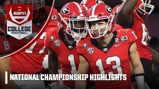 National Championship TCU Horned Frogs vs Georgia Bulldogs  Full Game Highlights [upl. by Eelessej907]