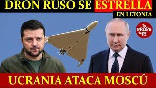 URGENTE DRON RUSO SE ESTRELLA EN LETONIAUCRANIA ATACA AEROPUERTO DE MOSCÚ SUECIA AUMENTA SU AYUDA [upl. by Eberhart]