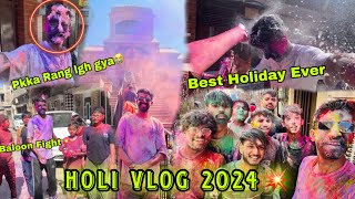 Holi Vlog 2024ðŸ˜ Best Holi EverðŸ˜±Gobind Gaudham Di HoliðŸ˜Happy HoliðŸ’¥ Vip56 [upl. by Aleil902]