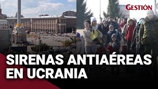 UCRANIA ¿Por qué y cuándo suenan las sirenas antiaéreas  EXPLICACIÓN [upl. by Akirdnahs105]