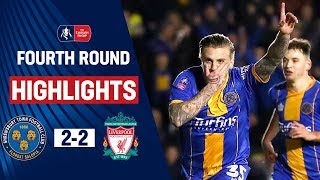 Shrewsbury Fightback to Force Shock Replay  Shrewsbury Town 22 Liverpool  Emirates FA Cup 1920 [upl. by Edrick]