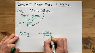 Convert Molar Mass to Moles 2021 [upl. by Butterworth]