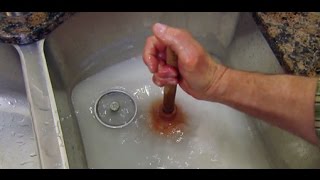 The Trick to Unclogging a Sink Drain Fast [upl. by Wulf]