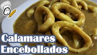 🦑 CALAMARES ENCEBOLLADOS EN THERMOMIX® [upl. by Anifad]