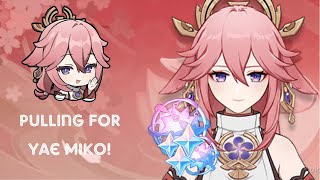 Pulling for Yae Miko but Im a sad F2P  Genshin Impact [upl. by Cordey]