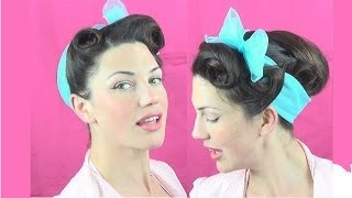 NO TEASE 50s style Pinup Beehive Bouffant Hair Tutorial  Fitfully Vintage [upl. by Dustan154]