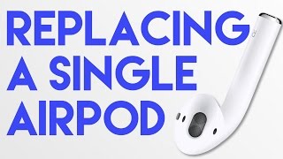 How you can replace 1 of your AirPods [upl. by Einneg]