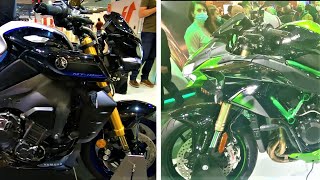 YAMAHA MT 10 VS KAWASAKI ZH2 SE REVIEW [upl. by Sielen816]