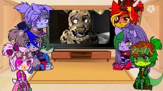 fnaf sb reaccionan a foxy entrevista [upl. by Irrab]