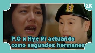 novelascoreanas PO x Hye Ri actuando como segundos hermanos  EntretenimientoKoreano [upl. by Lefton]