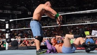 John Cena vs Michael Cole Raw June 4 2012 [upl. by Blanc495]