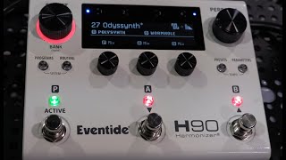 NAMM 2024 Eventides H90 Harmonizer has an allnew polyphonic synth algorithm  Bluetooth support [upl. by Odnomyar591]