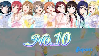 No 10  Aqours Color Coded Rom Kan Eng [upl. by Crane]