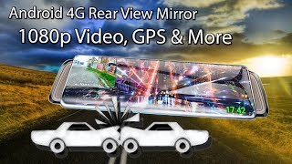 Android Rear View Mirror DVR  Unboxing Review amp More [upl. by Eibbob]