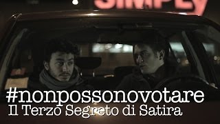 nonpossonovotare  Il Terzo Segreto di Satira [upl. by Airres]