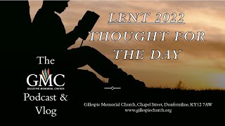 LENT  Thought for the Day 16 [upl. by Eniala]