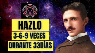 Usa La Técnica 369 De Nikola Tesla Para Crear Y Manifestar Todos Tus Deseos [upl. by Hardigg752]