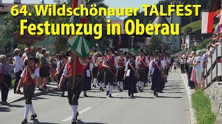 64 Wildschönauer TALFEST 2019  Festumzug in Oberau [upl. by Caty468]