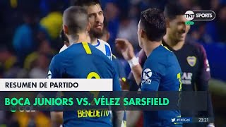 Resumen de Boca Juniors vs Vélez Sarsfield 30  Fecha 4  Superliga Argentina 20182019 [upl. by Katharina535]