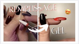 💅🏻 TUTO REMPLISSAGE ONGLES EN GEL ✨ [upl. by Ode988]