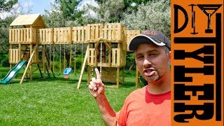 Building the Worlds Greatest Swing Set  Part 1 [upl. by Blodgett]