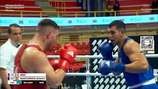 Diego Lenzi ITA vs Ayoub Ghadfa ESP World Olympic Qualifiers 2024 92kg [upl. by Suzzy131]