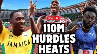 110M Hurdles HEATS LIVE Paris Olympics 2024 Watchalong [upl. by Nhguaval]