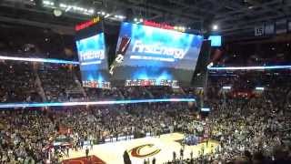 Cleveland Cavaliers 201415 Opening Night Starting Lineup vs Knicks Return of Lebron James [upl. by Pell]