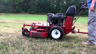 Exmark 48 Turf Tracer HP Commercial Hydro Lawn Mower [upl. by Avelin627]