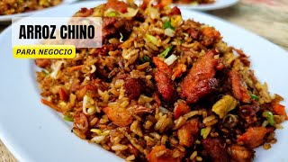 CÓMO HACER ARROZ CHINO PARA NEGOCIO  RECETA DE ARROZ CHINO CASERO  ARROZ CHINO FÁCIL ✔️❤️❤️ [upl. by Millham]