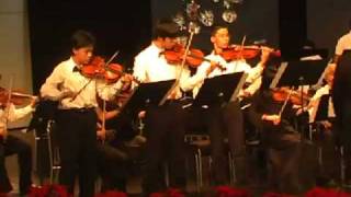 Buglers Holiday for three Violins and String Orchestra  Leroy Anderson arr Jack Bullock [upl. by Dnalyr]