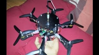 Homemade TINY Hexa FPV Low Altitude Super OMNI Range [upl. by Ihtraa219]