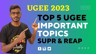 UGEE 2023  Top 5 Important Topics  REAP  SUPR  IIIT Hyderabad  IIITprep [upl. by Araj793]