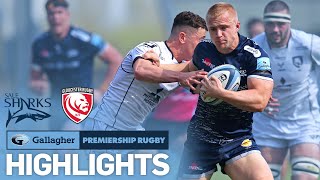 Sale v Gloucester  Penalty Decides Points in Final Minutes  Gallagher Premiership 202021 [upl. by Seel]