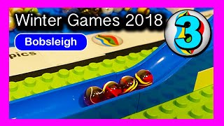 MARBLE RACE  Marble Winter Games 2018  Event 3  Bobsleigh [upl. by Eb]