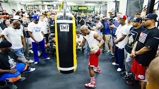 Floyd Mayweather Hits the Gym [upl. by Haimorej519]