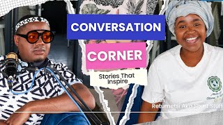 Conversation Corner Ep 1 Guest Mbulelo Mbira youngpodcaster [upl. by Zitvaa]