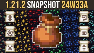 Minecraft 1212 Snapshot 24W33A  Better Bundles Experiments amp New Baby Mobs [upl. by Sybil154]